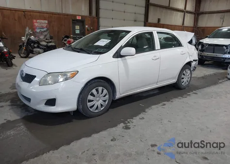 2010 Toyota Corolla Le z USA, uszkodzony, nr VIN 2T1BU4EEXAC310706